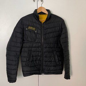 Barbour Black Flyweight Quilted Jacket Small